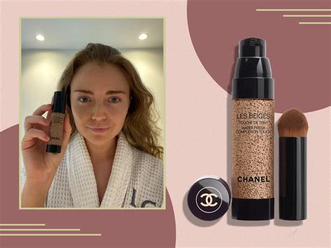 chanel les beiges touche de teint foundation|les beiges foundation review.